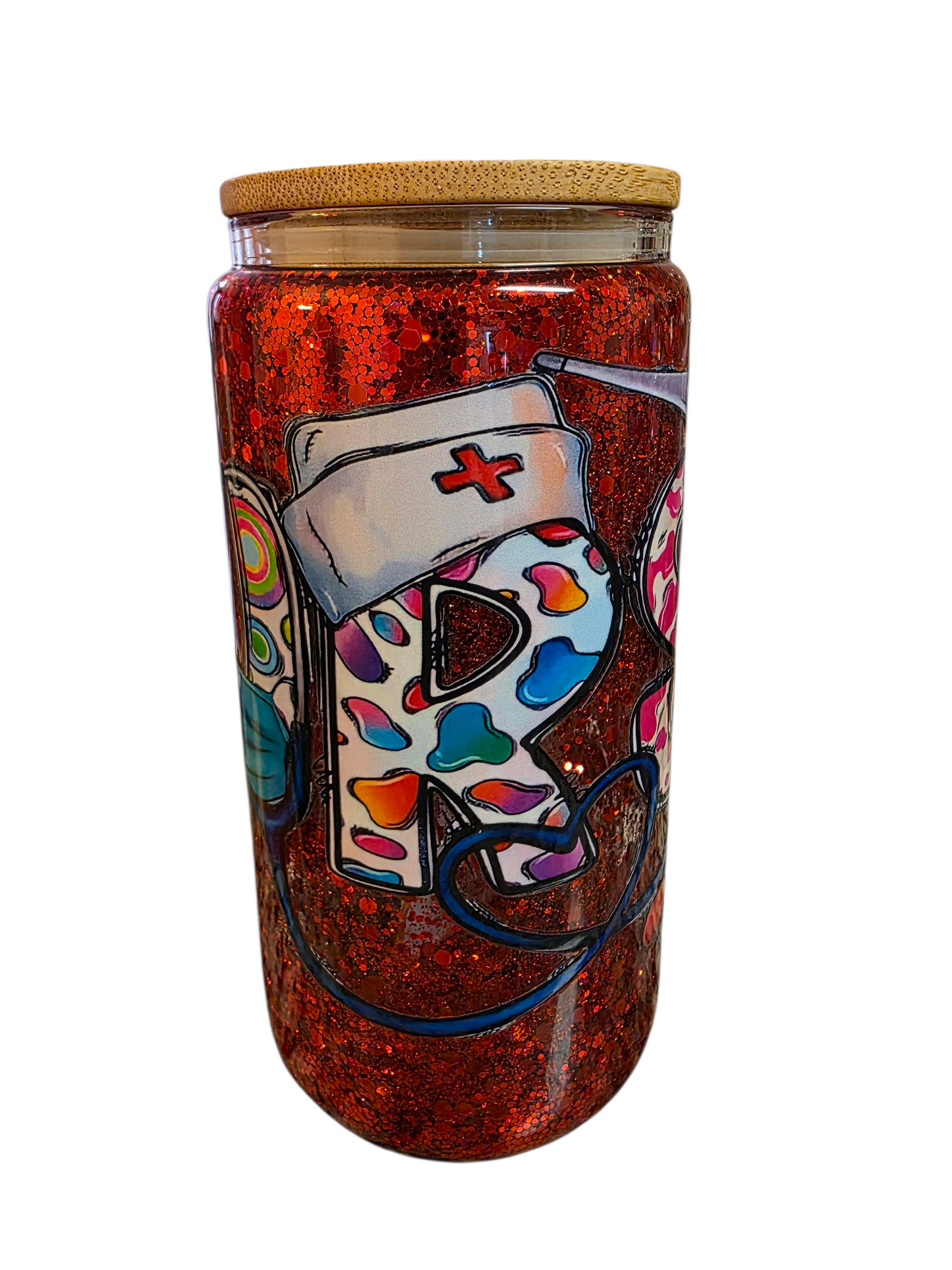 Colorful Nurse Snow Globe