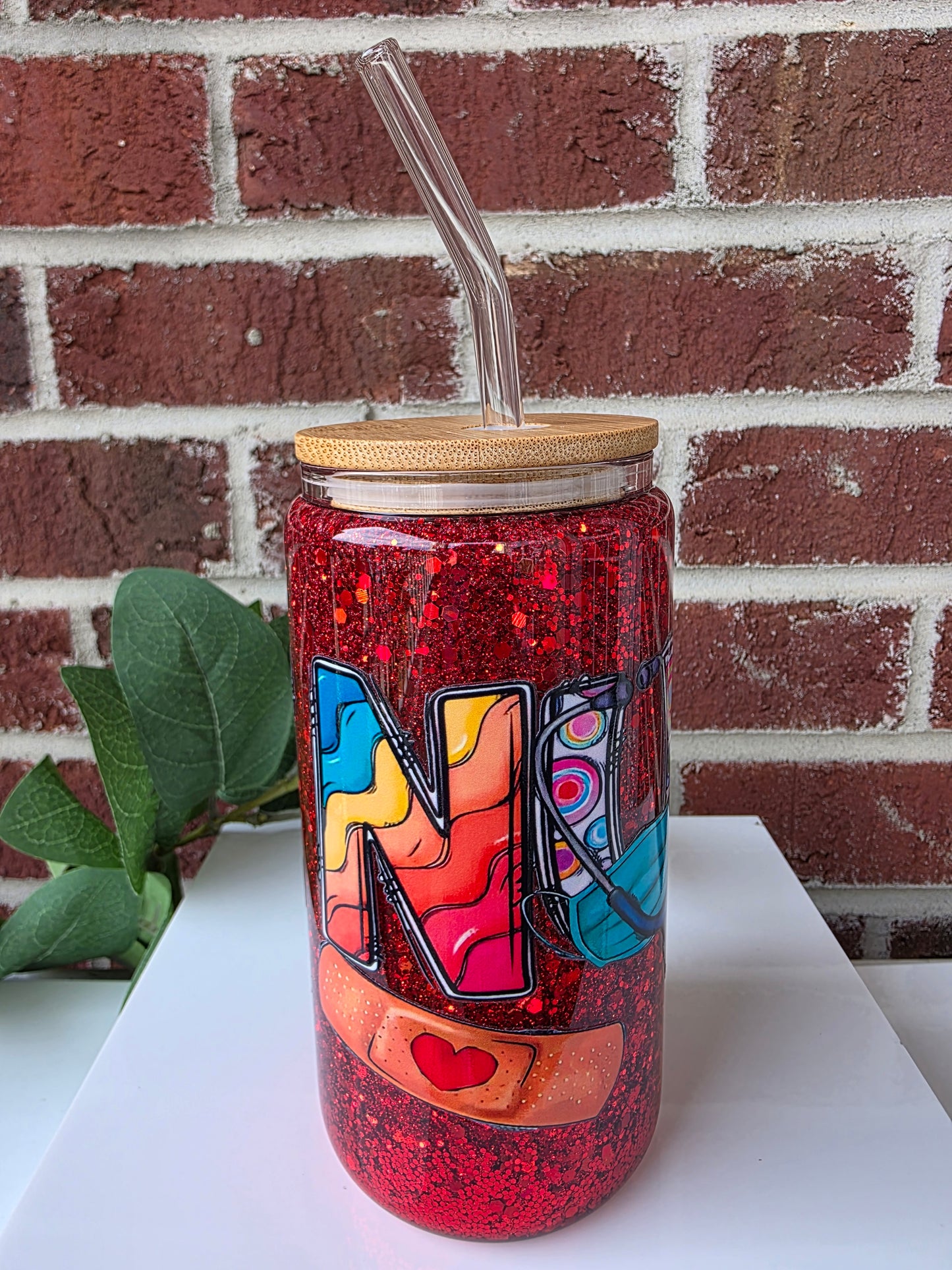 Colorful Nurse Snow Globe
