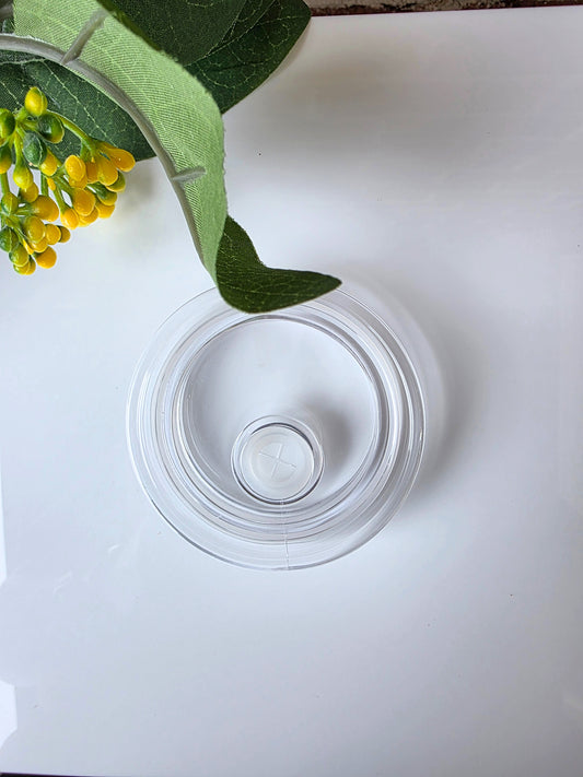 Clear Acrylic Can Top