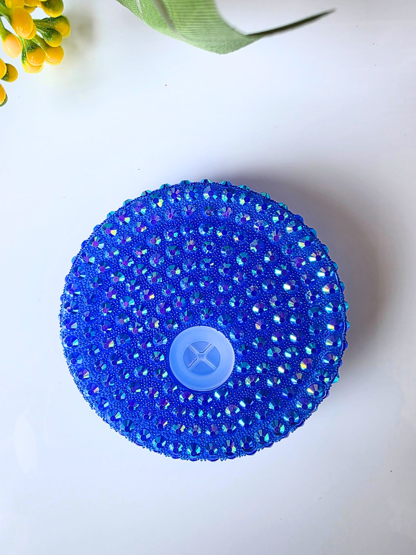 Royal Blue Bling Can Top