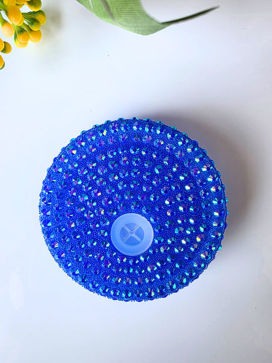 Royal Blue Bling Can Top