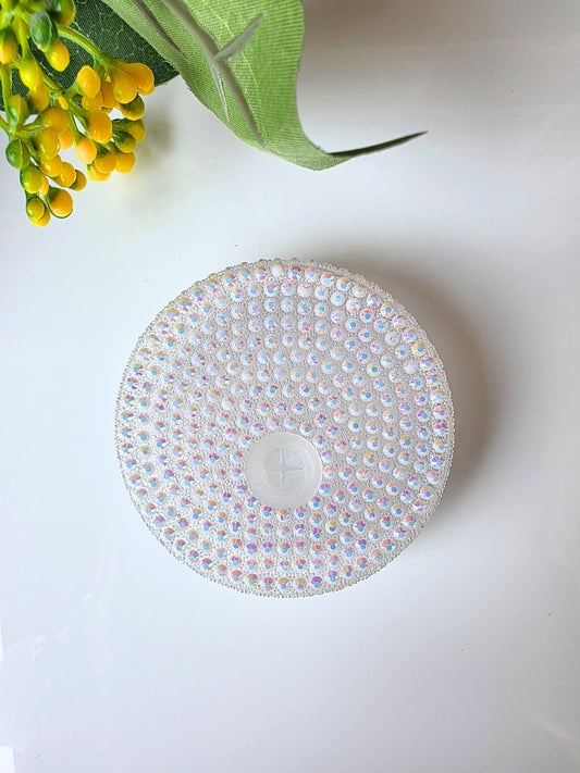 White Bling Can Top