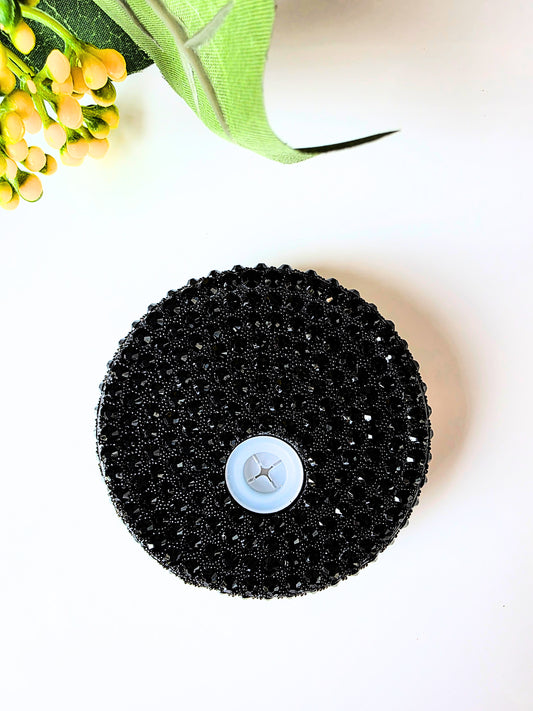 Black Bling Can Top