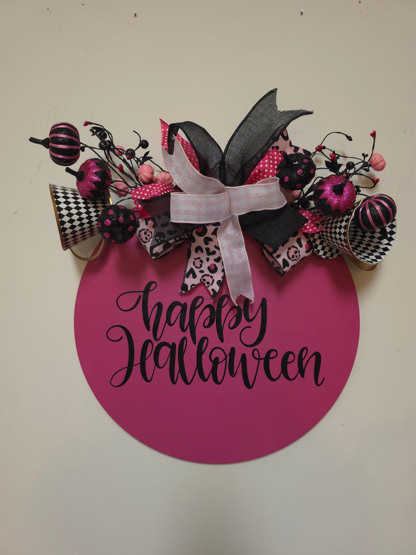 Pink Happy Halloween